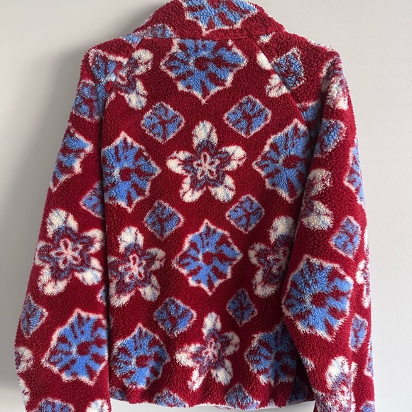 The Anthropologie x Upside Harlow Quarter Zip Fleece Jacket. - Picture 6 of 8